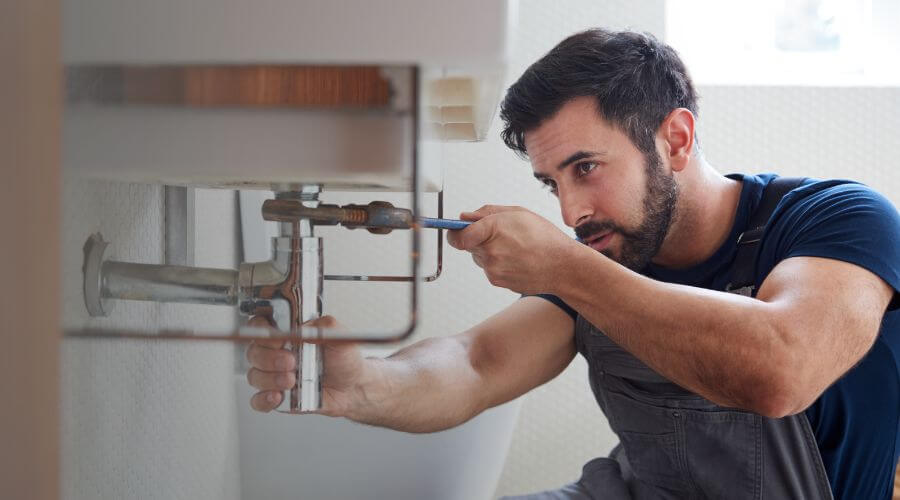 Tankless water heater installation in Commiskey, IN